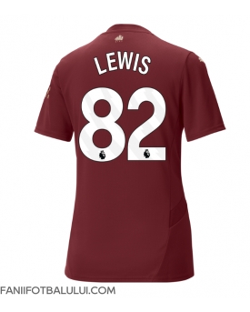 Manchester City Rico Lewis #82 Tricou Fotbal Replică 2024-25 Femei Treilea
